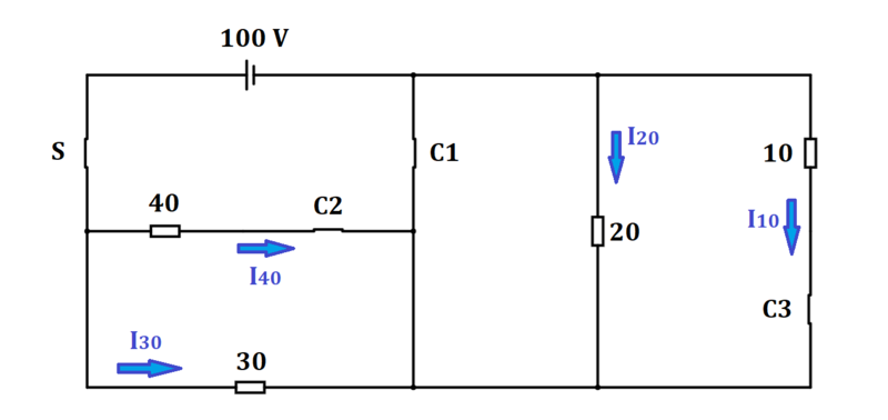 Haz clic en la imagen para ampliar  Nombre:	Circuito inicial condensadores.PNG Vitas:	0 Tamaño:	25,3 KB ID:	356915