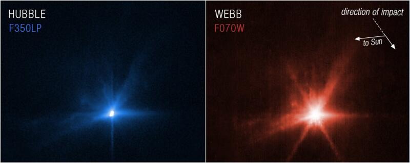 Haz clic en la imagen para ampliar  Nombre:	Hubble Webb DART 02-10-2022.jpg Vitas:	2 Tamaño:	21,1 KB ID:	360639