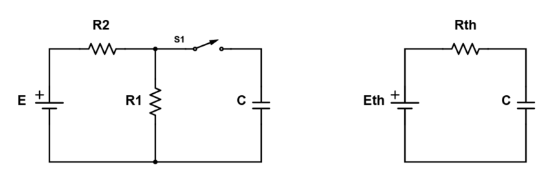 Haz clic en la imagen para ampliar  Nombre:	RC circuit thevenin 24-09-2023.png Vitas:	0 Tamaño:	7,0 KB ID:	363500